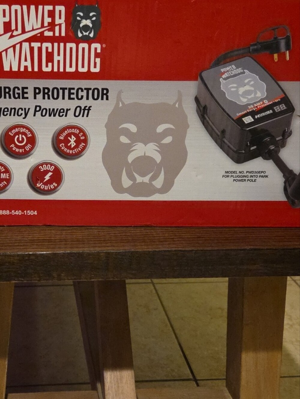 Power Watchdog Smart RV Surge Protector - Red/Black